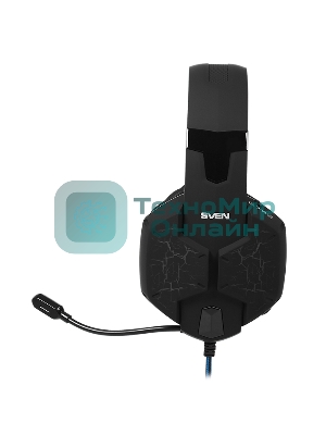 Гарнитура Sven AP-U980MV синий-чёрный, проводная, USB