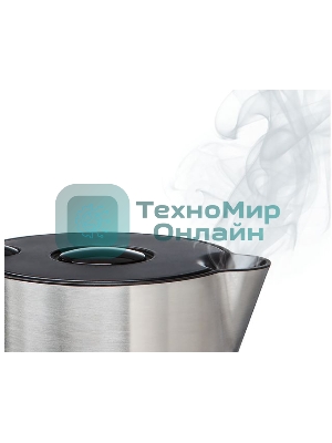 Чайник электрический Bosch TWK8613 1.5 л, 2400 Вт, черный/серебристый (корпус: нержавеющая сталь)