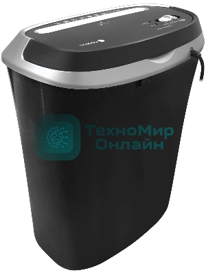 Шредер ГЕЛЕОС УМ30-4, DIN P-4 (4 ур-нь секр.), фрагмент 3,8х35мм, 15-17 (70г/м2), CD/пл.карты/скрепки/скобы, 30 литров