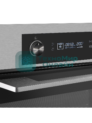 Шкаф духовой электрический Maunfeld AEOH60102S, 60л, дверца с 3 стеклами, нержавеющая сталь