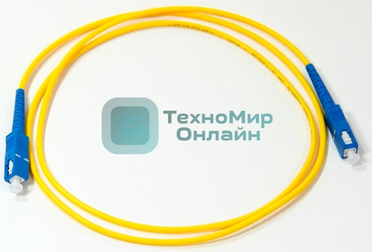 Кабель Патч-корд LANMASTER TWT-SC-SC/SU-1.0 1x SC-SC 1м LSZH оранжевый