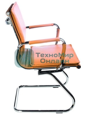 Кресло Бюрократ CH-993-Low-V/Camel светло-коричневый, экокожа, 120 кг, механизм качания, низкая спинка
