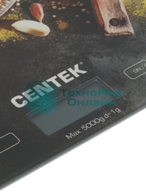 Весы кухонные Centek CT-2462 серебристый
