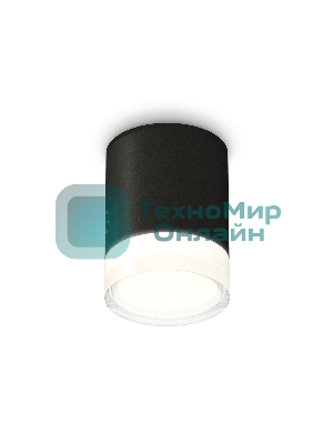 Светильник Ambrella Light XS6302064 SBK/FR/CL черный песок/белый матовый/прозрачный MR16 GU5.3 (C6302, N6241)