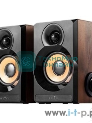 Акустическая система Oklick OK-161 2.0 темное дерево 6Вт