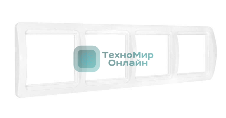 Рамка 4-м Валери гор. бел. UNIVersal ВР004Г