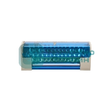 Шина на DIN-рейку в корпусе (кросс-модуль) Rexant 2х15