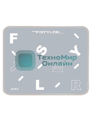 Коврик для мыши A4Tech FStyler FP25 серый/белый 250x200x2мм