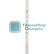 Лента светодиодная Rexant 12В, SMD2835, 9,6Вт/м, 60 LED/м, 6500K, 8мм, 5м, IP20