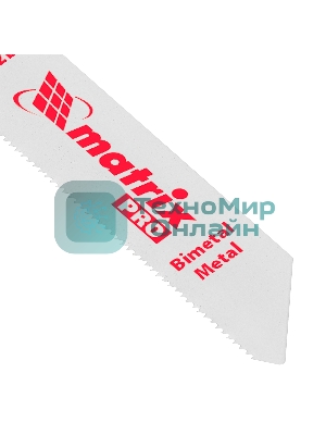 Полотна по металлу Matrix для сабельной пилы S522EF 75/1,4 мм, Bimetal, 2 шт., PRO