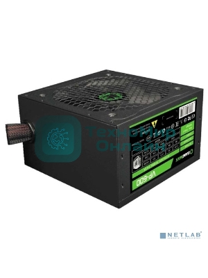 Блок питания GameMax VP-600-RGb, 600Вт, 80 PLUS Bronze, 120мм, черный
