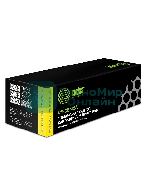 Картридж лазерный Cactus CS-CE412A желтый (2600 стр.) для HPCLJ Pro 300 Color M351/Pro 400 Color M451