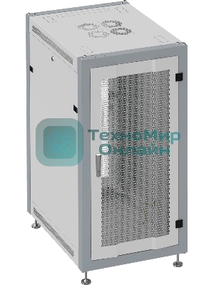 Шкаф коммутационный Sysmatrix SL 6615.733 напольный 15U 600x600 мм пер. дв. перфор. задн. дв. перфор. 800 кг серый 450 мм 37 кг 800 мм IP20 металл