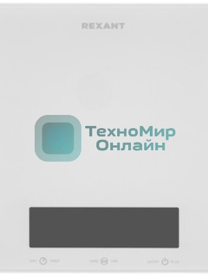 Весы кухонные Rexant 72-1007 белые/стекло/до 5 кг