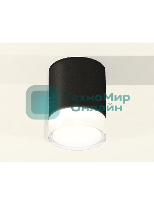 Светильник Ambrella Light XS6302064 SBK/FR/CL черный песок/белый матовый/прозрачный MR16 GU5.3 (C6302, N6241)