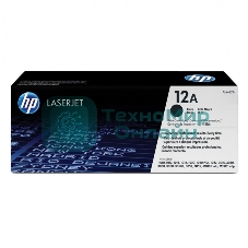 Картридж лазерный HP Q2612A черный для LaserJet 1010/1018/1020/1012/1015/3015/3020/3030 (2000 стр.)