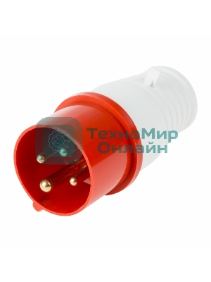 Вилка Rexant 014 переносная 3Р+РЕ 16А 380В IP44