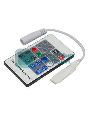 Мини контроллер LED RGb радио (RF) 20 кнопок 12-24 V/6 А LAMPER