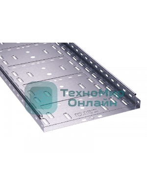 Лоток листовой перфорированный 500х50 L3000 сталь 1мм ДКС 35267