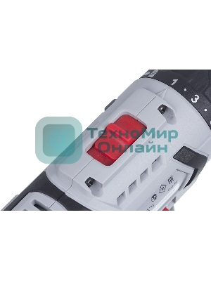 Дрель-шуруповерт Ресанта ДА-12-2Л, 12 В, 2 Ач, 40 Нм, щеточный