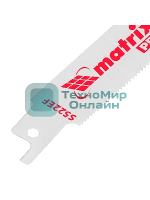 Полотна по металлу Matrix для сабельной пилы S522EF 75/1,4 мм, Bimetal, 2 шт., PRO