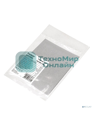 Термопрокладка ExeGate EPG-2WMK (100x100x1.0 мм, 1,7 Вт/(м•К))