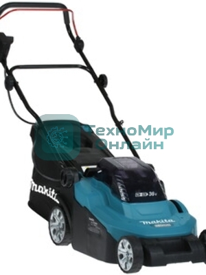 Газонокосилка аккумуляторная Makita DLM382PM2, 18 В, 4 Ач
