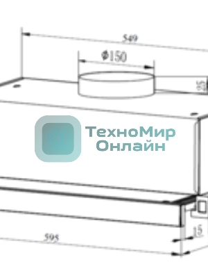 (Поврежденная упаковка) Вытяжка телескопическая Beko BHNT613R4CB черный, 60 см, 320 куб. м/ч, 61 дБ