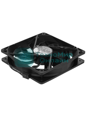 Вентилятор для корпуса Alseye S120-F черный, 120 мм, 1700 об/мин, 33.8 дБ, 4 pin