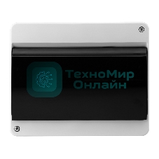 Корпус пластиковый с крышкой КМПн 2/6-8 IP30 на 6-8 модулей белый REXANT