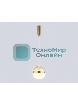 Подвесной светодиодный светильник Ambrella light LH11001 GD/FR золото/белый матовый 20W 3000K D180*200