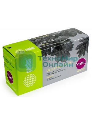 Картридж лазерный Cactus CS-CLT-Y506L желтый для Samsung CLP 680; CLX 6260/6260FD/6260FR (3500 стр.)