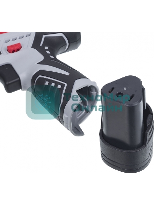 Дрель-шуруповерт Ресанта ДА-12-2Л, 12 В, 2 Ач, 40 Нм, щеточный