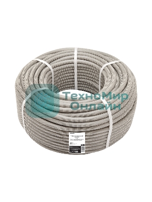 Труба гофрированная Rexant из ПВХ, с зондом, Ø20 мм