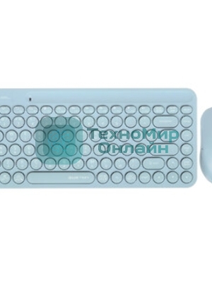 Комплект клавиатура+мышь A4Tech FStyler FG3200 Air2 беспроводной, USB, 2000 DPI, синий