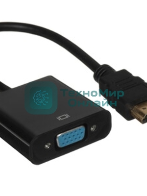 Переходник Gembird-Cablexpert Переходник HDMI-VGA, 19M/15F (A-HDMI-VGA-03)