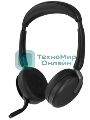 Наушники TWS Jabra Evolve2 Buds черный, внутриканальные, Bluetooth + USB-адаптер, активное шумоподавление, до 33 ч