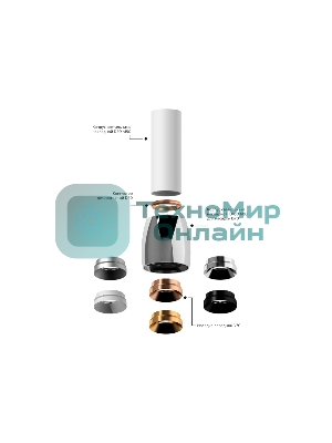 Корпус светильника C1143 PSL серебро полированное D100*80*H100mm MR16 GU5.3