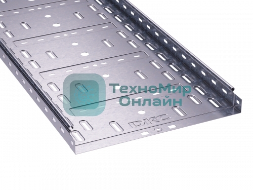 Лоток листовой перфорированный 400х50 L3000 сталь 1мм ДКС 35266