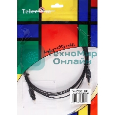 Оптический кабель (Toslink)-M -- >(Toslink)-miniM,2m, Telecom TOC2023-2M