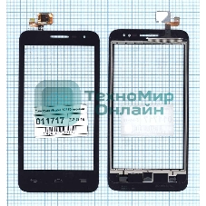 Сенсорное стекло (тачскрин) для Alcatel POP D5 5038D черное