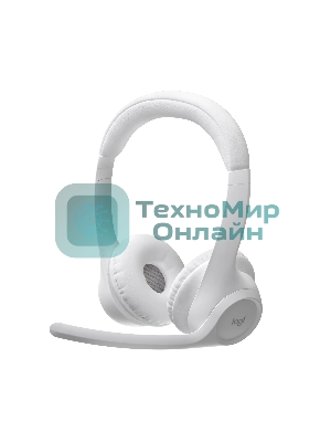 Гарнитура Logitech Zone 300 белый, беспроводная, Bluetooth, до 16 ч