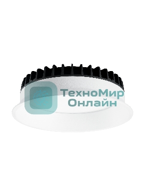Встраиваемый многорежимный cветодиодный светильник Ambrella light DCR510 12W 6400K/3000K/4200K 85-265V D150*50 (A137)