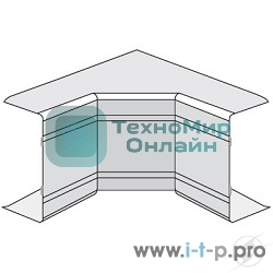 Угол для кабель-канала внутренний неизменяемый 90град. 80х60 NIA DKC 01828