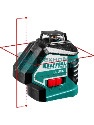 Уровни лазерные KRAFTOOL 34645 ''ll360'' 360 градусов 20м / 70м детектор