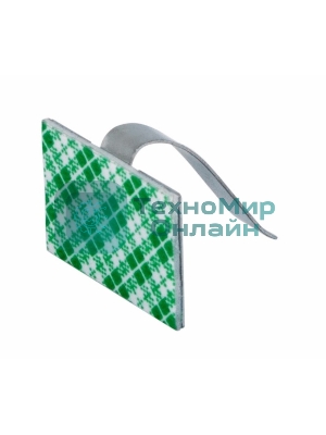 Площадки самоклеющиеся металлические с клипсой под шлейф Rexant (ПКШМ) 30x20 мм, упаковка 100 шт.