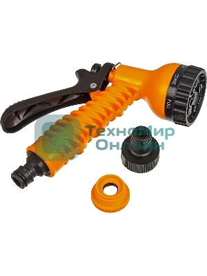 Набор для полива с растягивающимся шлангом 15м Вихрь 73/7/2/25