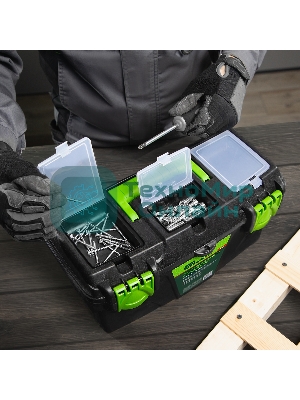 Ящик для инструментов Сибртех 16”, с органайзерами