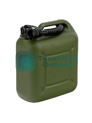 Канистра Stels для ГСМ вертикальная, 10 л., пластиковая, усиленная