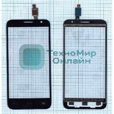 Сенсорное стекло (тачскрин) для Alcatel Idol 2 Mini 6016D черное